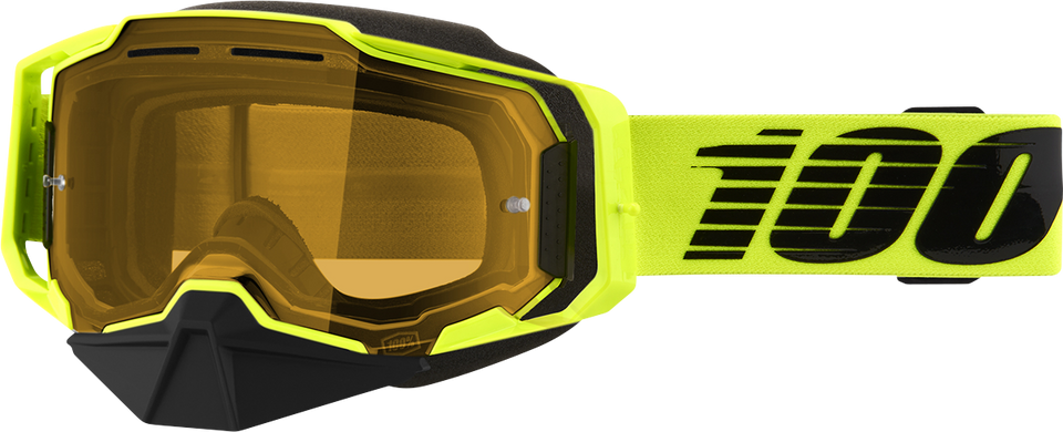 Armega Snow Goggles - Nuclear Citrus - Yellow - Lutzka's Garage