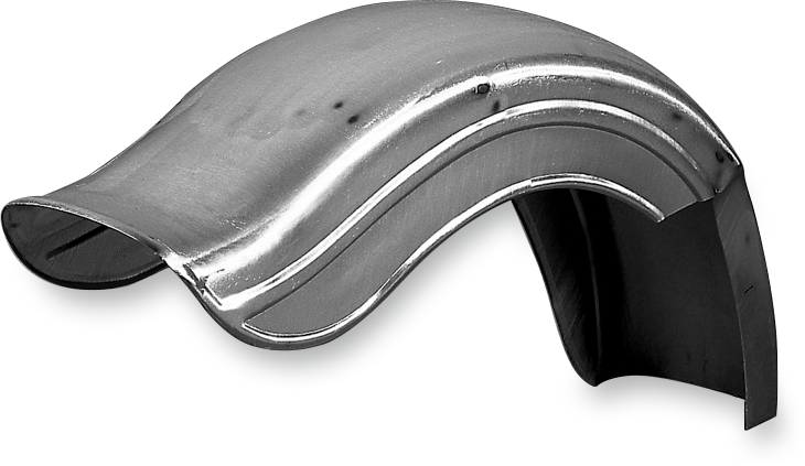 Fat Bob-Style Rear Fender - Right-Hand Chain