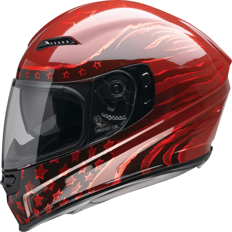 Jackal Helmet - Patriot - Red - XS - Lutzka's Garage