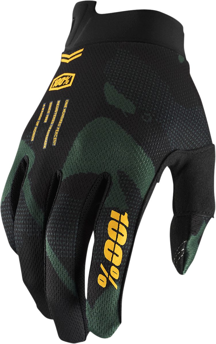 Youth iTrack Gloves - Solid  Black - Medium - Lutzka's Garage