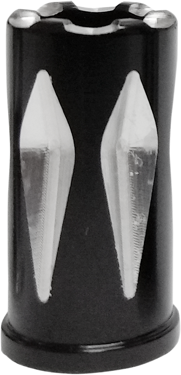 Valve Stem Cap - Rival - Black - Anodized - Lutzka's Garage