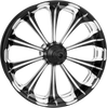 Wheel - Revolution - Front - Dual Disc/with ABS -  Platinum Cut - 21x3.5 - 08+ FLD