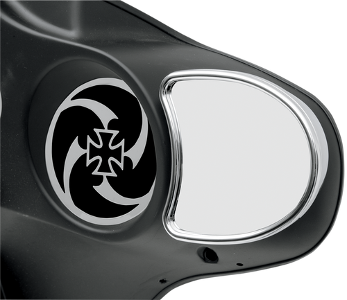 Fairing Mount Mirror - Chrome - FLHT - Lutzka's Garage
