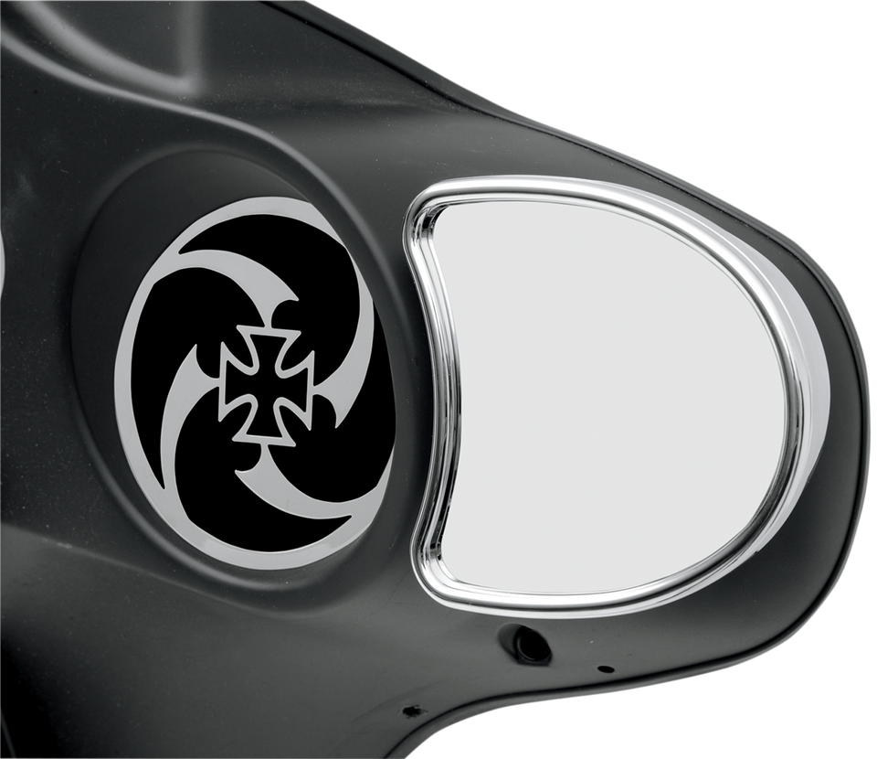 Fairing Mount Mirror - Chrome - FLHT - Lutzka's Garage