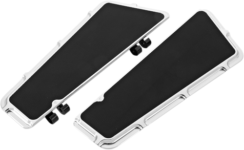 Driver Floorboard - Chrome - Beveled - Lutzka's Garage