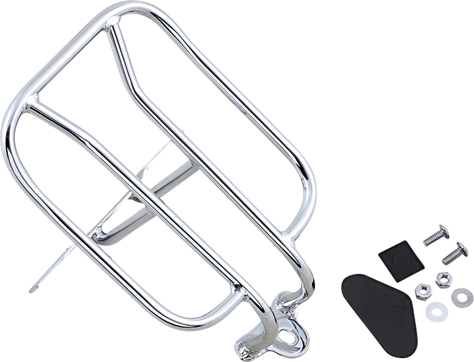 Luggage Rack - Chrome - XL - 94-19 - Lutzka's Garage