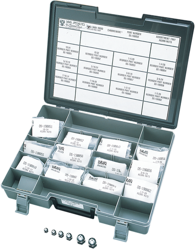 Acorn Nut Assortment Chrome