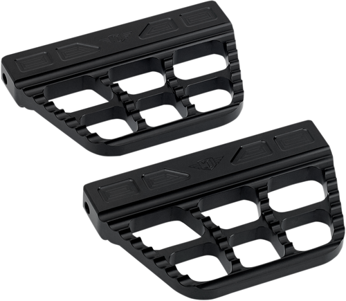 Serrated Passenger Floorboard - Black - Lutzka's Garage