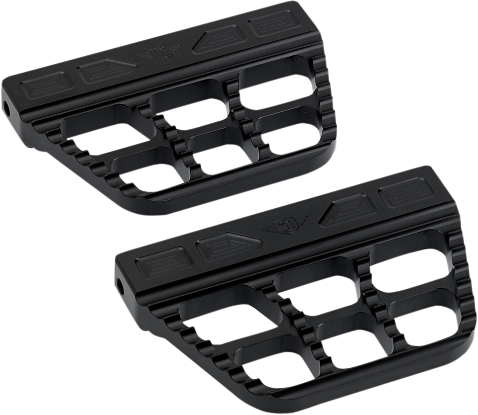 Serrated Passenger Floorboard - Black - Lutzka's Garage