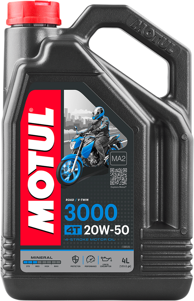 3000 Mineral 4T Engine Oil - 20W-50 - 1 U.S. gal.