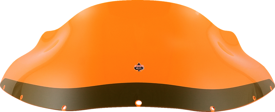 Kolor Flare Windshield - 9" - Orange Ice - FXRP