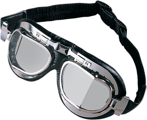 Red Baron Goggles - Stainless Steel - Lutzka's Garage