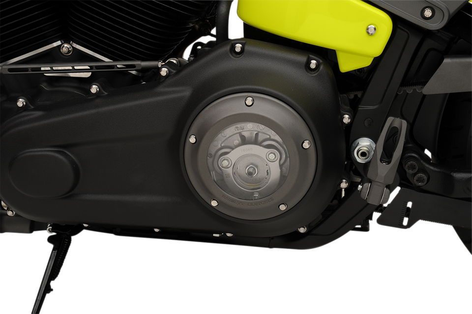 Derby Cover - Black/Clear - 07-18 Big Twin