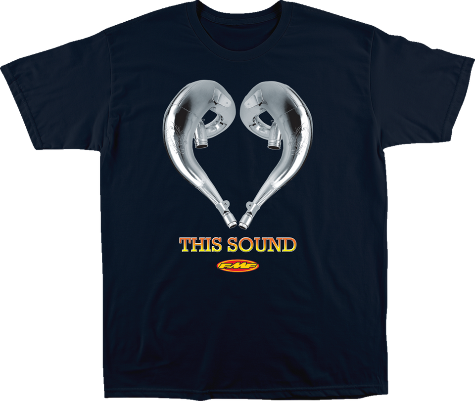 Love Sound T-Shirt - Navy - Small - Lutzka's Garage
