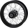 Wheel - Laced - 40 Spoke - Front - Black - 16x3 - 00-07 FLT - Lutzka's Garage