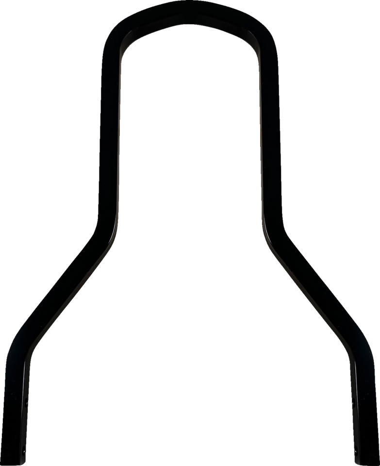 Square Sissy Bar - Black - 10.14"H x 8.75W - Lutzka's Garage