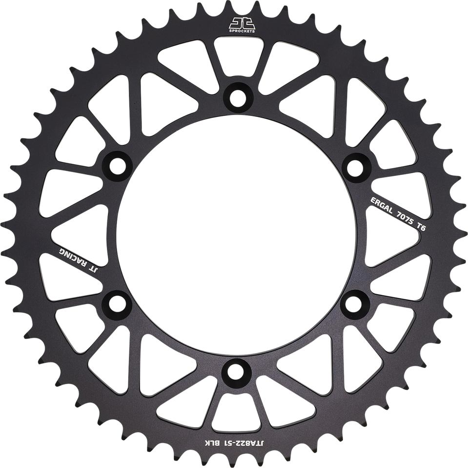 Rear Sprocket - 520 - Black - 51 Tooth - Lutzka's Garage