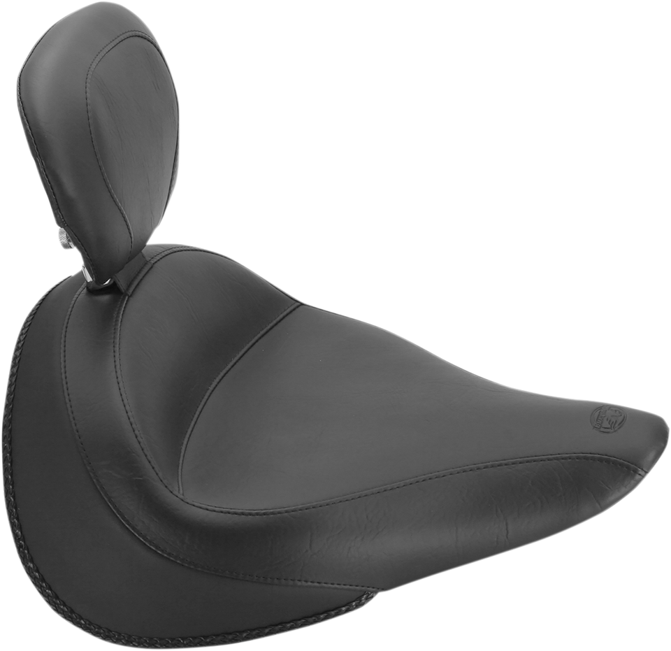 Vintage Wide Solo Seat - Drivers Backrest