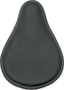 Seat - Spring Solo - Low-Profile - Black Vinyl/White Stitching