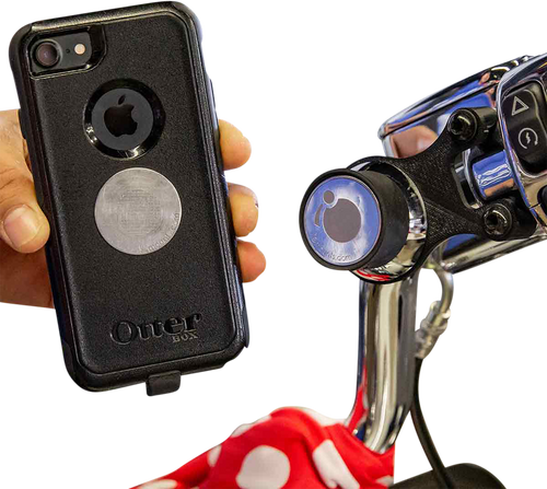 Handlebar Mount - iOmount™ - Black - Lutzka's Garage