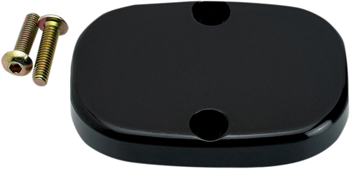 Master Cylinder Cover - Smooth -  Black - FL - Lutzka's Garage