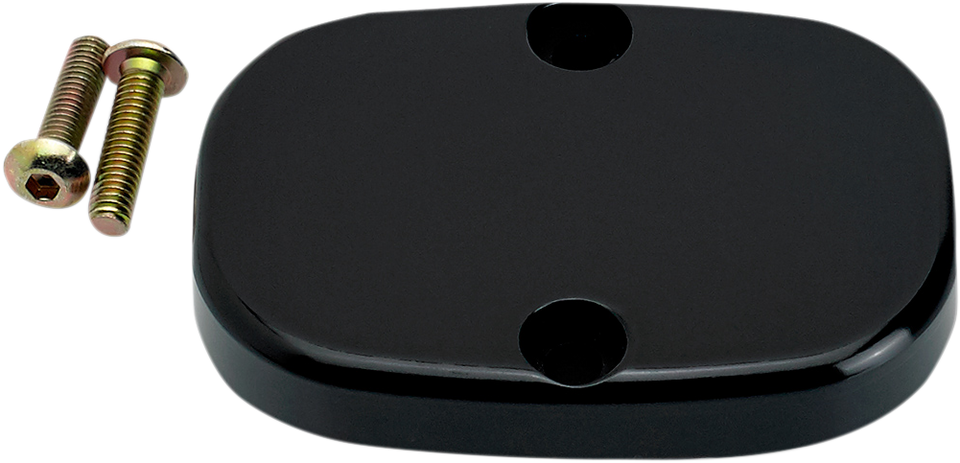 Master Cylinder Cover - Smooth -  Black - FL - Lutzka's Garage