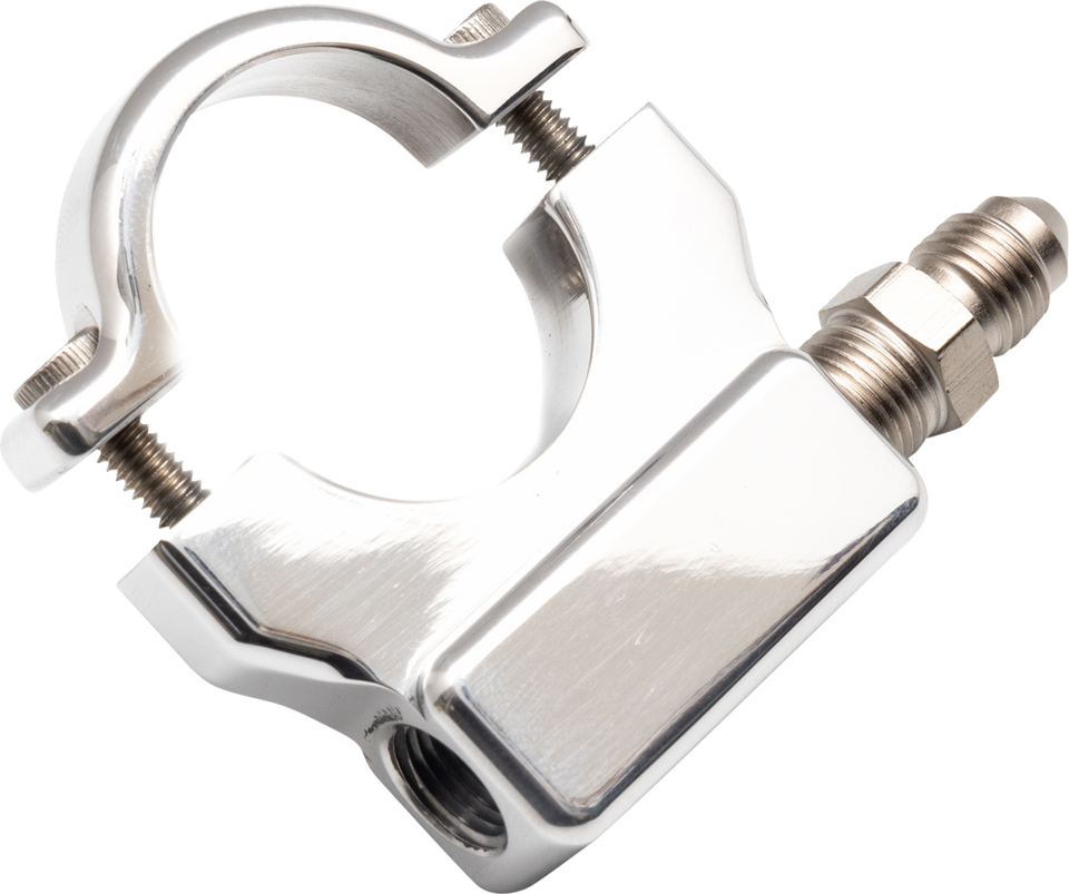 Oil Pressure Gauge Mount - 1.25" - Chrome - Lutzka's Garage