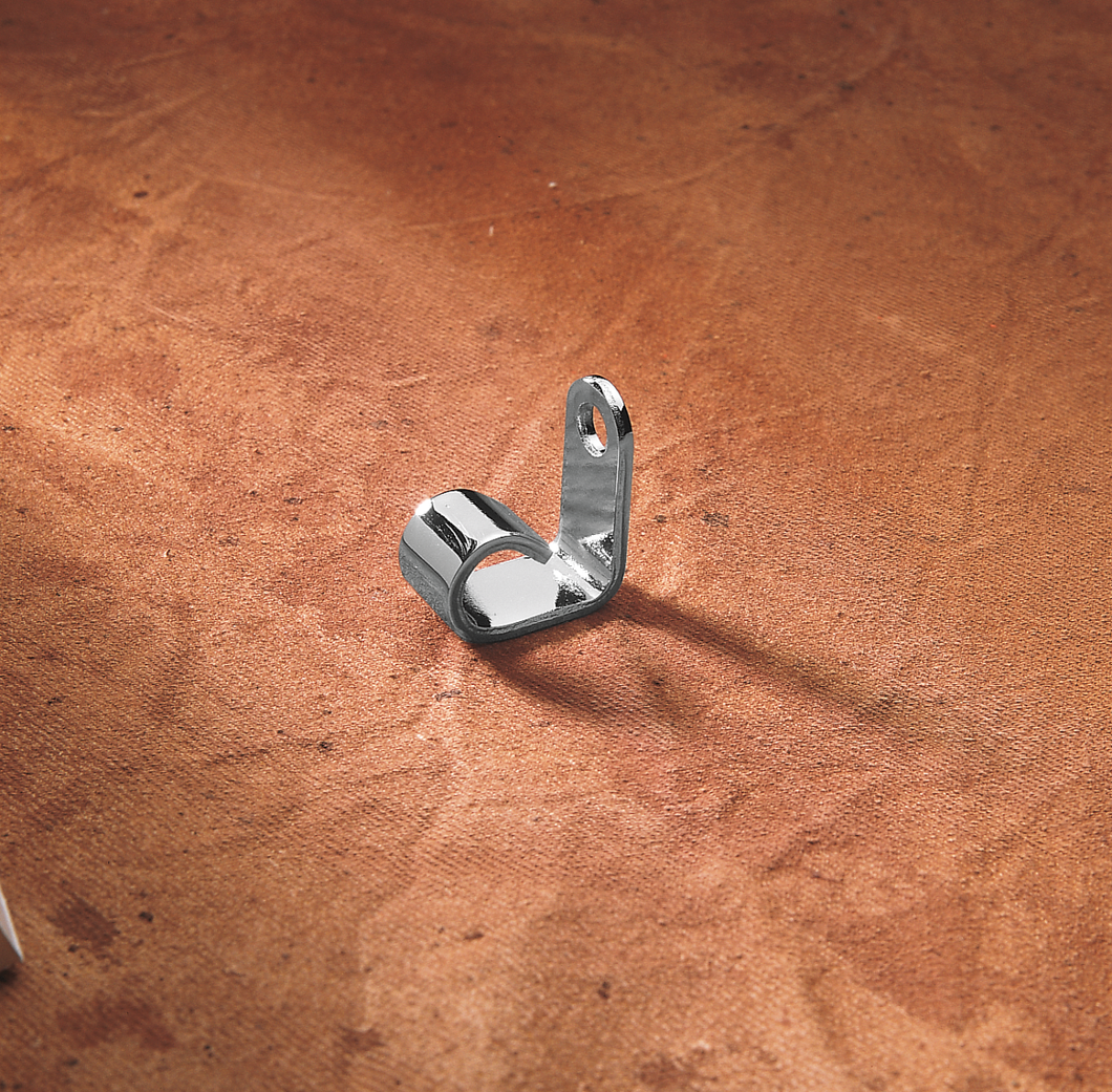 Cable Bracket - Clutch - 80 - 86 - Chrome - Lutzka's Garage