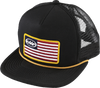 Stars & Bars Hat - Black - One Size - Lutzka's Garage