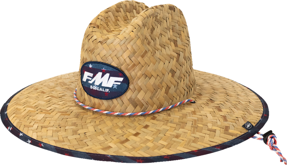 Old Glory Straw Hat - Natural - One Size - Lutzka's Garage