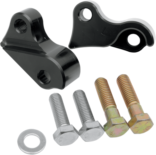 Rear Lowering Kit - Black Powder Coated - 02-08 V-Rod - Lutzka's Garage