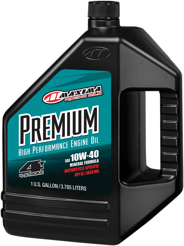 Premium High Performance Mineral 4T Engine Oil - 10W40 - 1 US Gal