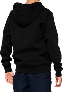 Youth Official Zip Hoodie - Black - Small - Lutzka's Garage