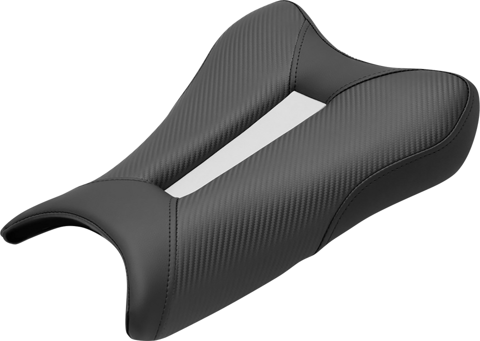 Track Seat - Solo - Carbon Fiber - Black - ZX6R 19-22 - Lutzka's Garage
