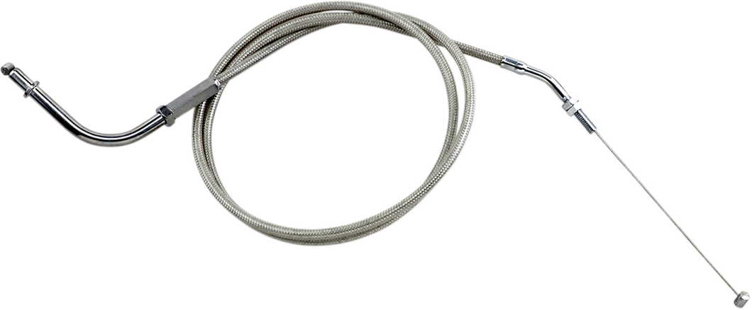 Throttle Cable - Pull - XV19 - Stainless Steel - Lutzka's Garage