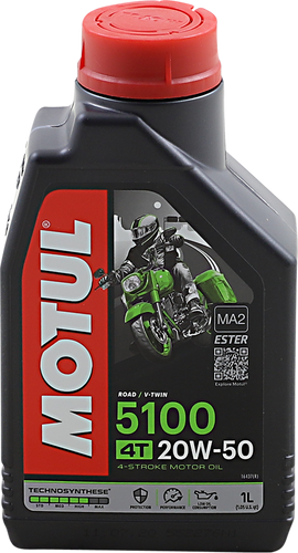 5100 4T Synthetic Blend Oil  - 20W-50 - 1 L - Lutzka's Garage