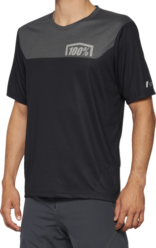 Airmatic Jersey - Short-Sleeve - Gray/Midnight - Small - Lutzka's Garage