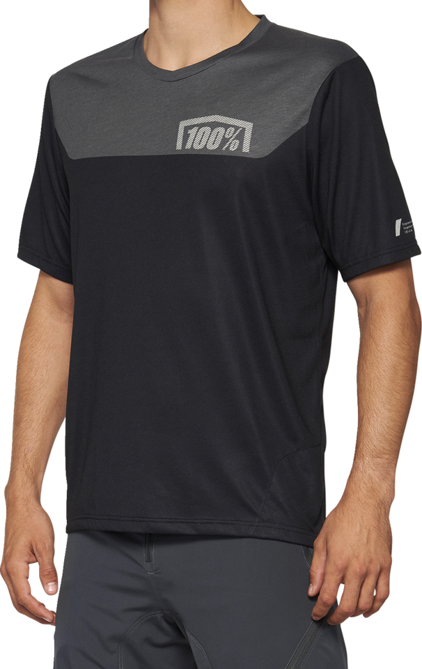 Airmatic Jersey - Short-Sleeve - Gray/Midnight - Small - Lutzka's Garage