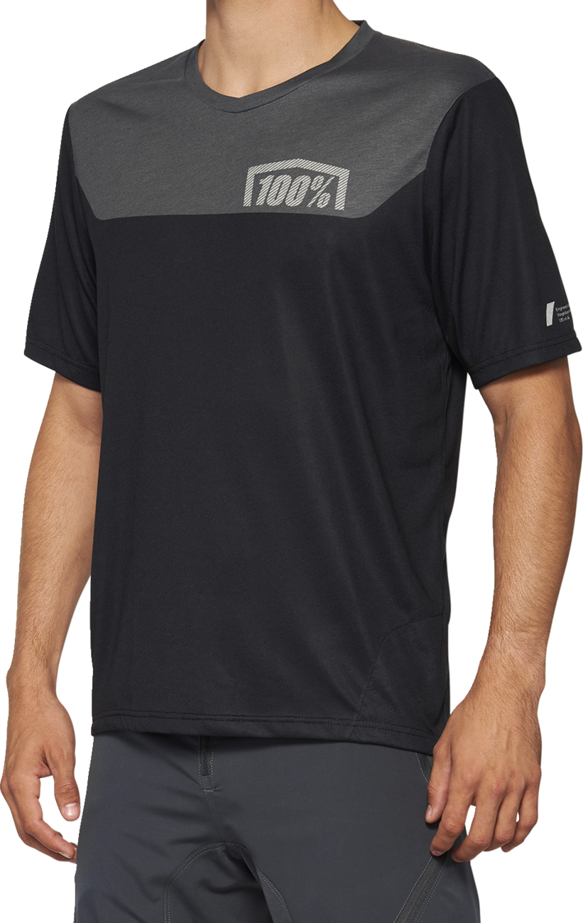 Airmatic Jersey - Short-Sleeve - Gray/Midnight - Small - Lutzka's Garage