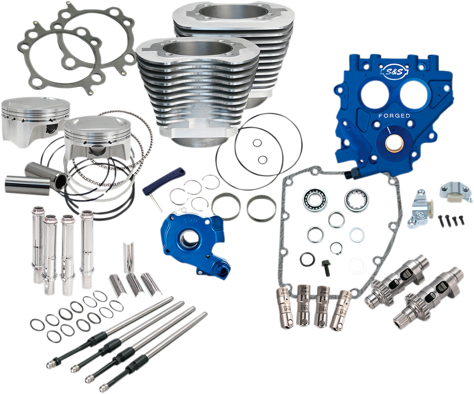 100" Power Package Performance Kit - Chain Drive - Silver - Lutzka's Garage