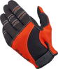 Moto Gloves - Orange/Black - Small - Lutzka's Garage