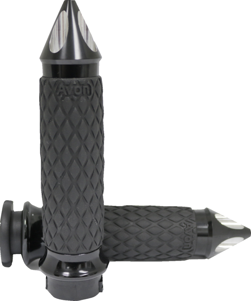 Grips - Diamond Contour - Spike - Black - Lutzka's Garage