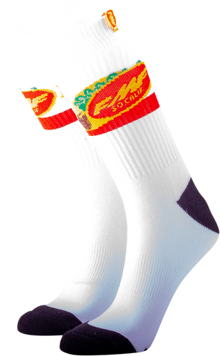 Taco Tuesday Socks - White - One Size - Lutzka's Garage