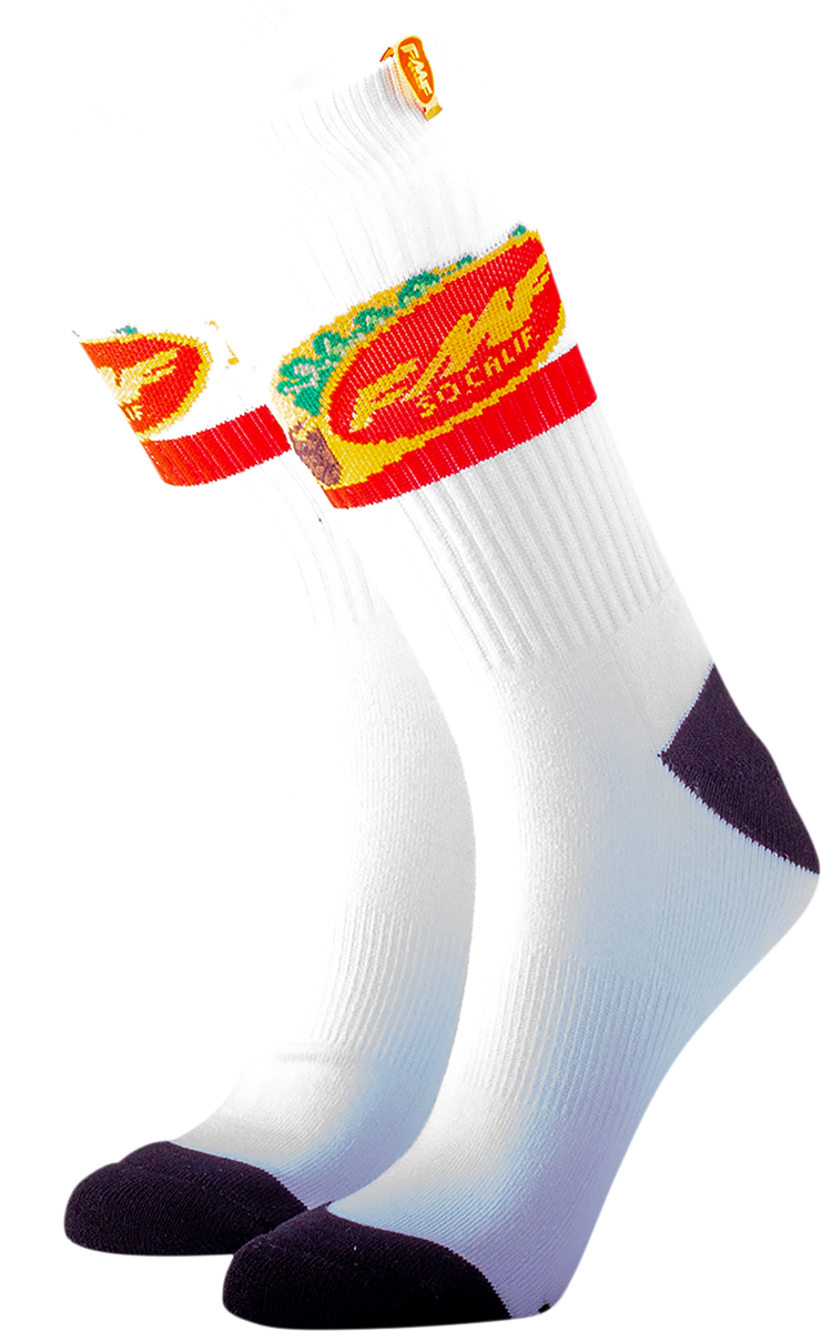 Taco Tuesday Socks - White - One Size - Lutzka's Garage