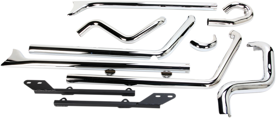 Fishtail Exhaust - 36" - Softail