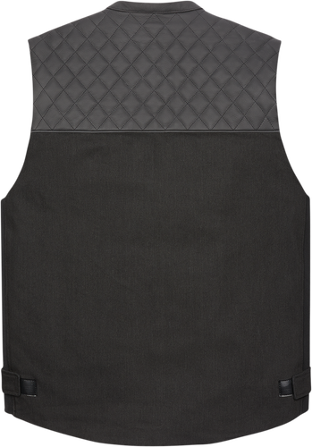 Chamonix Denim Vest - Black - Small - Lutzka's Garage