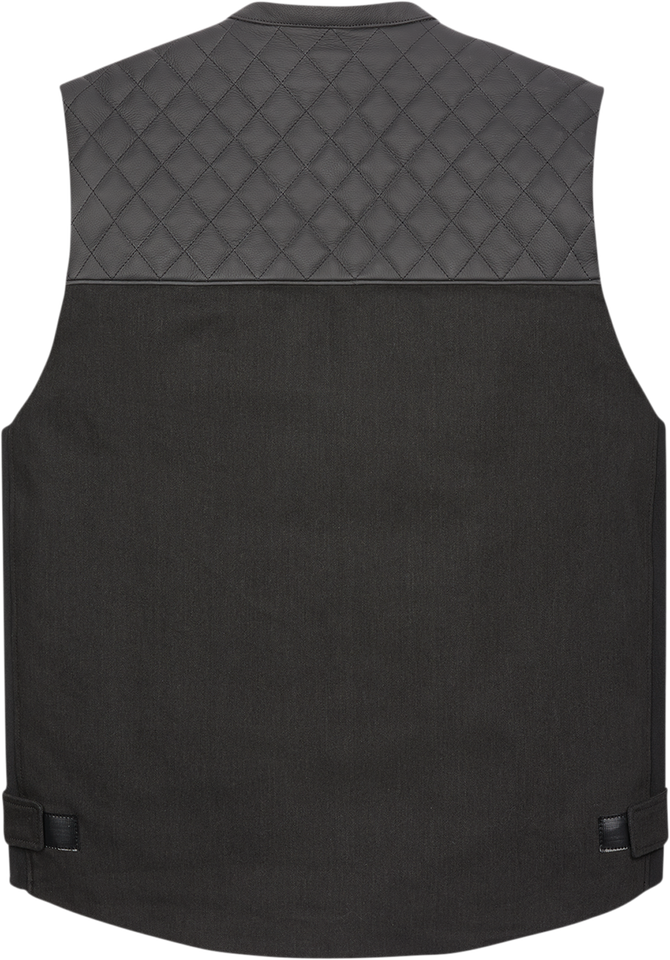 Chamonix Denim Vest - Black - Small - Lutzka's Garage