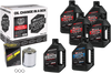 Twin Cam Synthetic 20W-50 Oil Change Kit - Chrome Filter