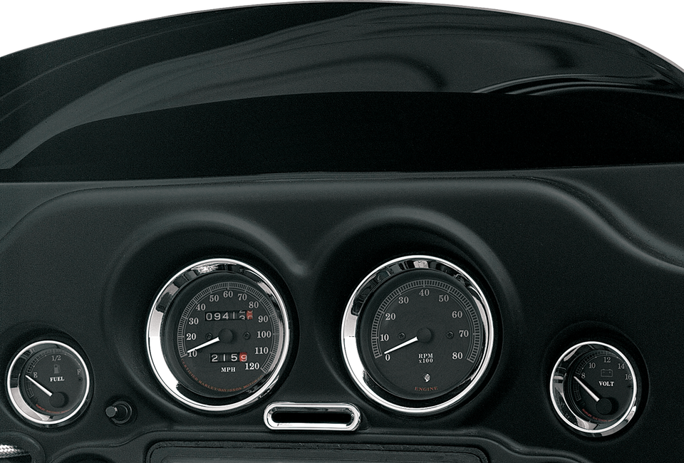 Billet Indicator Light Bezel - Chrome - Lutzka's Garage