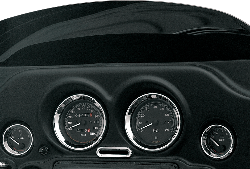 Billet Indicator Light Bezel - Chrome - Lutzka's Garage